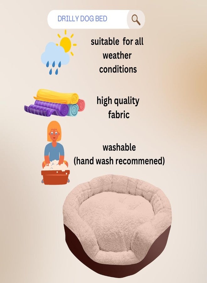 DRILLY Cloud-Soft Fur 4XL (Length=125* Width=95* Height=20 cm) Dog Bed for German Shepherd Washable-Orthopedic Breed | Giant Human Dog Bed__ (4XL) - Image 5